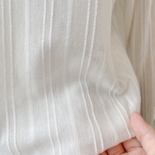 Áo cổ tròn basic tay loe dài - JA13