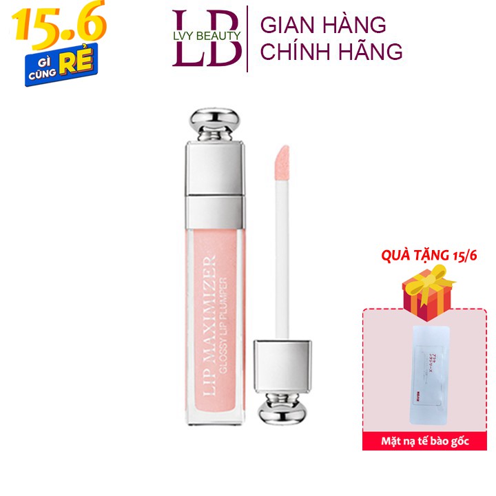 Son Dưỡng Dior 001 Addict Lip Maximizer Mini 2ml Giúp Căng Bóng Môi, Giữ Độ Ẩm, Giảm Khô Nứt Môi - Lvy Beauty