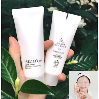 Sữa rửa mặt Sum37 Skin Saver Essential Cleansing Foam 40ml chính hãng.