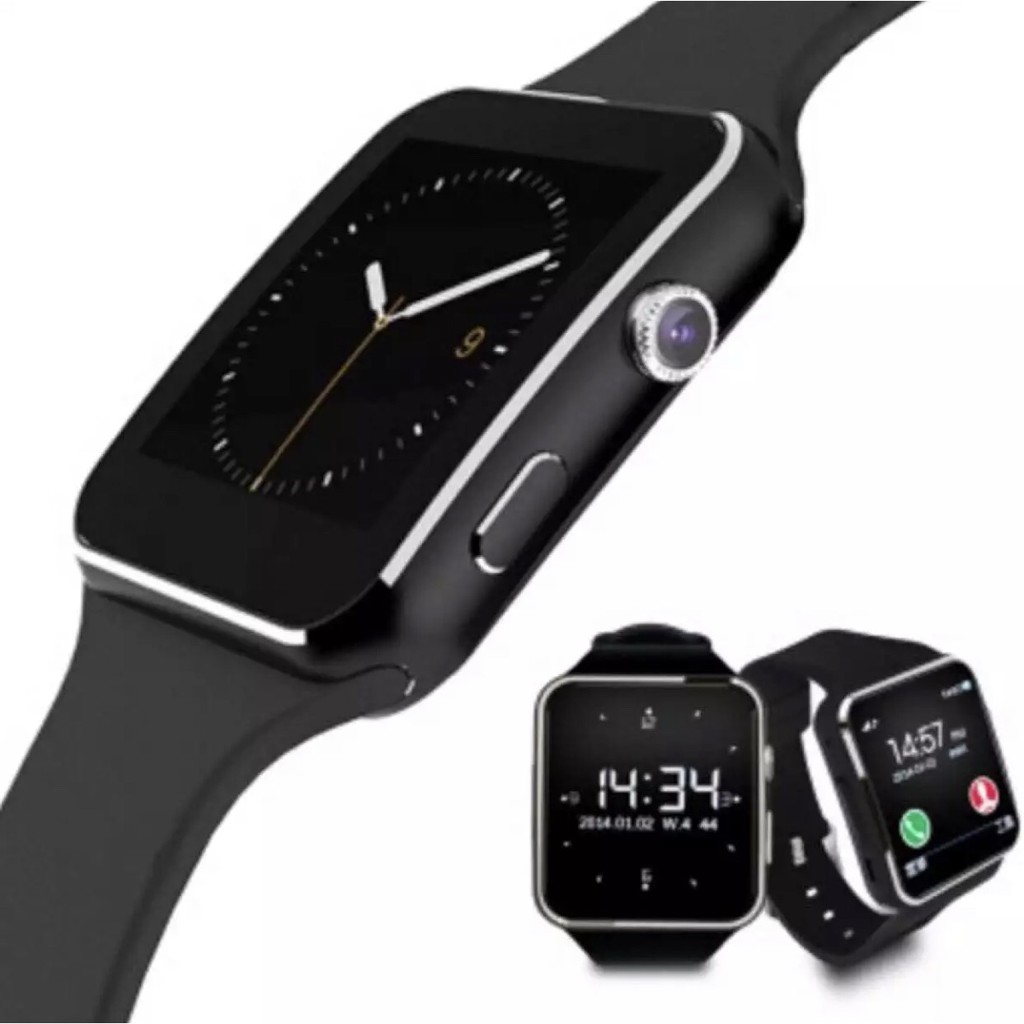 Đồng Hồ Thông Minh Màn Hình Cong Smartwatch X6 Hỗ Trợ Sim Và Thẻ Nhớ, có tiếng việt