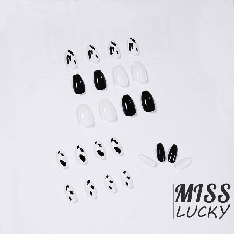 Set 24 Móng Tay Giả Thời Trang Cá Tính Cho Nữ Chất Liệu Acrylic