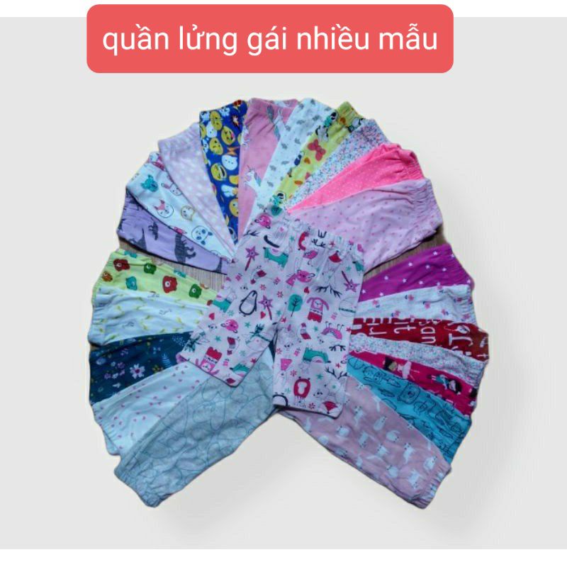 Sét 10 Quần chục đùi cotton borip cho bé trai bé gái 6_25kg