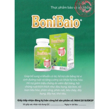BoniBaio 30 viên - Dành Cho Người Viêm Đại Tràng Cấp &amp; Mãn Tính Chính hãng Canada