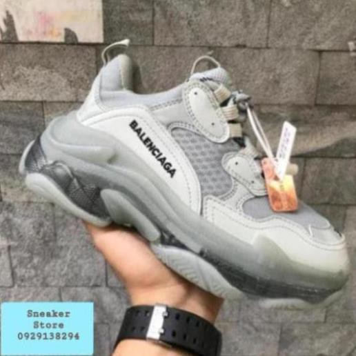 𝐒𝐀𝐋𝐄🌺𝐓Ế𝐓 Sneaker giá rẻ  Giầy balenciaga xám đế trong 1:1 ( full box + free ship ) uy tin . 2020 ✔️ 2020 new . ! ..