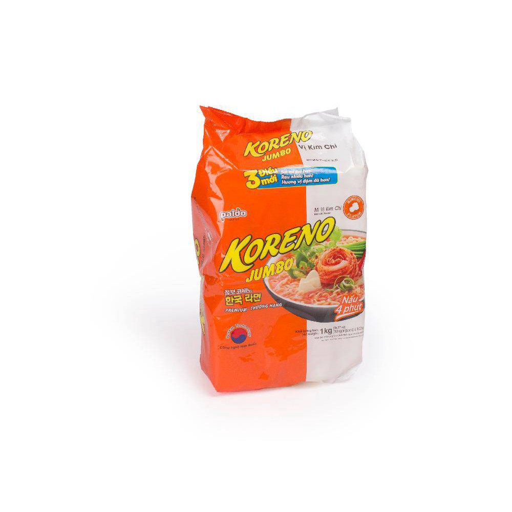 Mì Koreno Jumbo Hàn Quốc  vị Kim chi, Bò