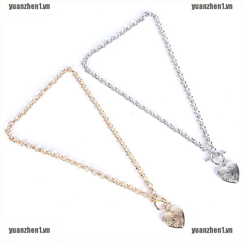 [YUANZHEN1] Vòng cổ Mặt Khung Ảnh Hình Trái Tim