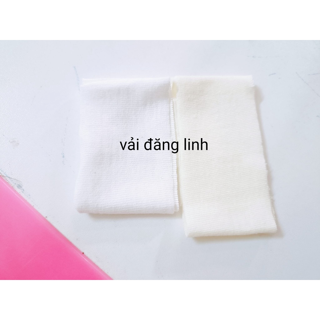 Viền sơ sinh cotton 2c mềm mịn bản 3.5cm may yếm, chăn...