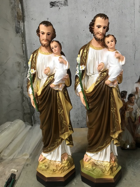 Tượng công giáo ❤️ Giuse bế chúa