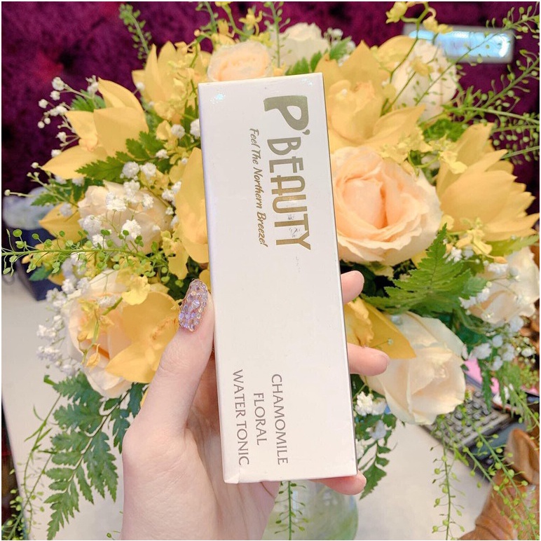 Thần dược dưỡng ẩm và tái tạo da PBeauty chamomile floral water tonic