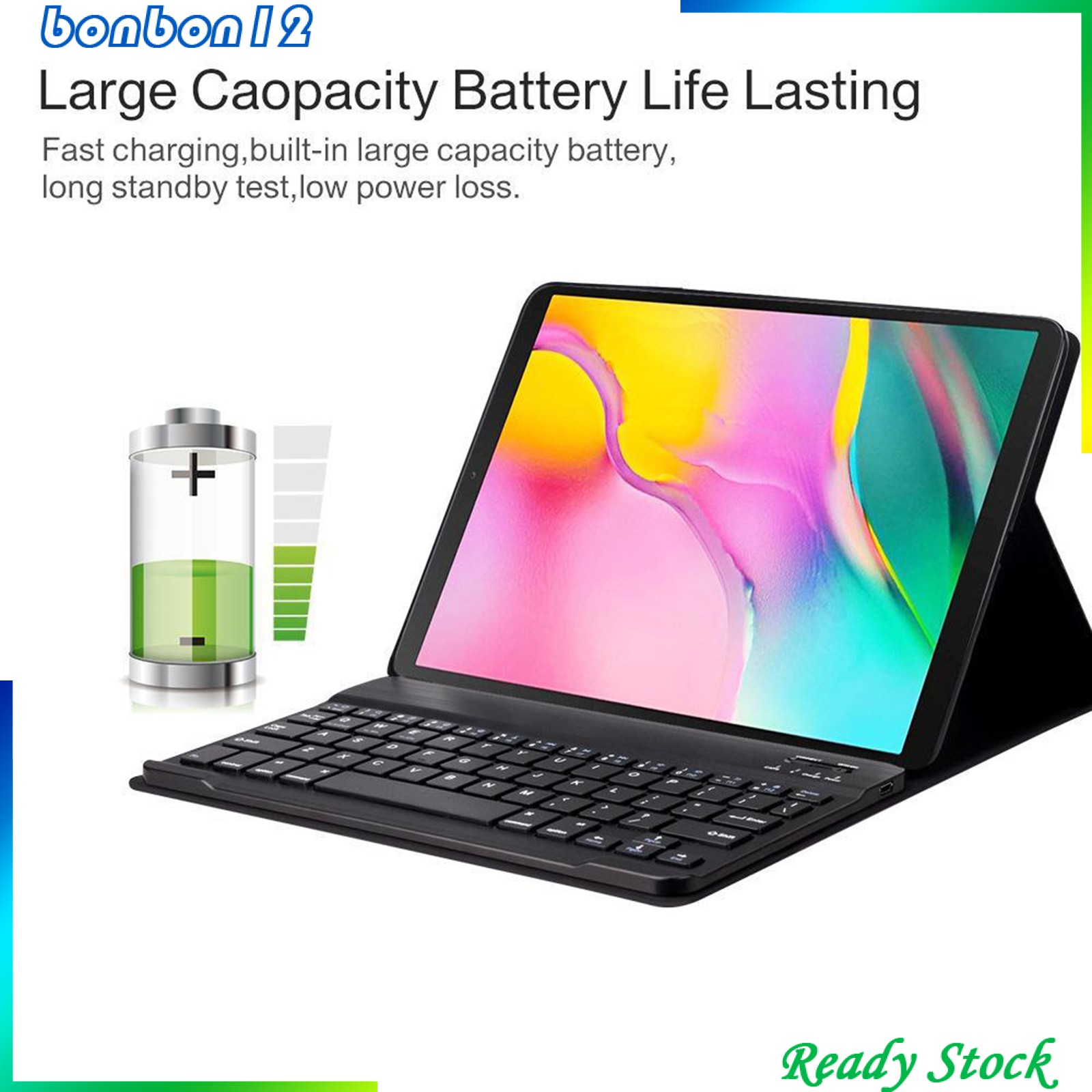 Bao da máy tính bảng kèm bàn phím cho Samsung Galaxy Tab S6 Lite 10.4 '' | BigBuy360 - bigbuy360.vn