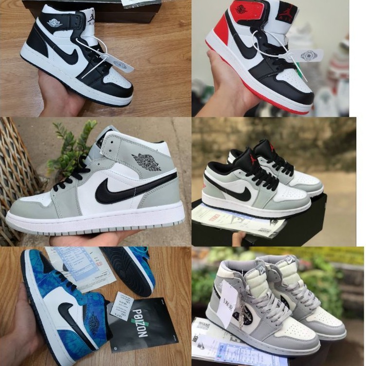 Giày thể thao  𝙅.𝙙1 đế bằng  sneaker cổ cao , size 36-43