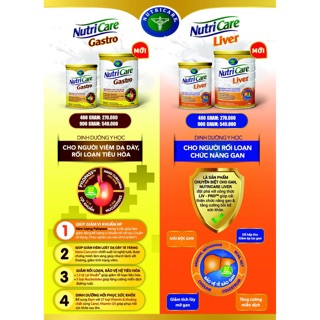 Sữa Nutricare Liver 900g