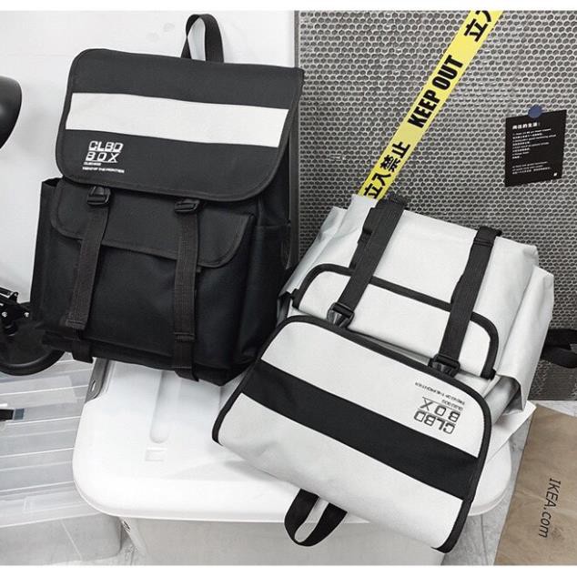 Balo thời trang unisex phong cách Hàn Quốc, đựng lap 15.6 inch, tặng kèm 3 stickers