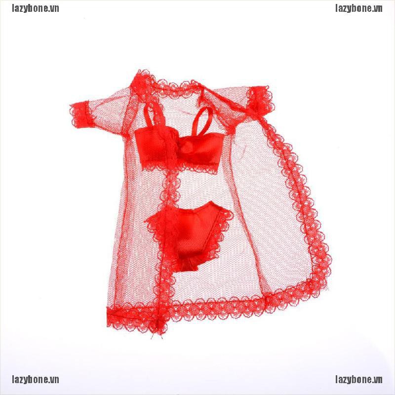 Bộ Đồ Ngủ Ren 3 Món Cho Nữ