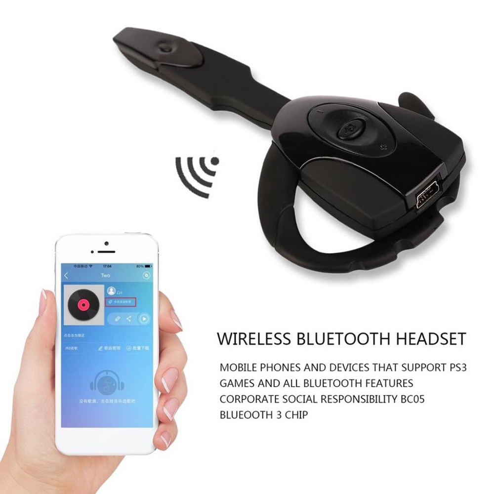 Tai nghe không dây VIRWIR bluetooth có mi cờ rô dành cho điện thoại máy tính bảng máy tính bàn