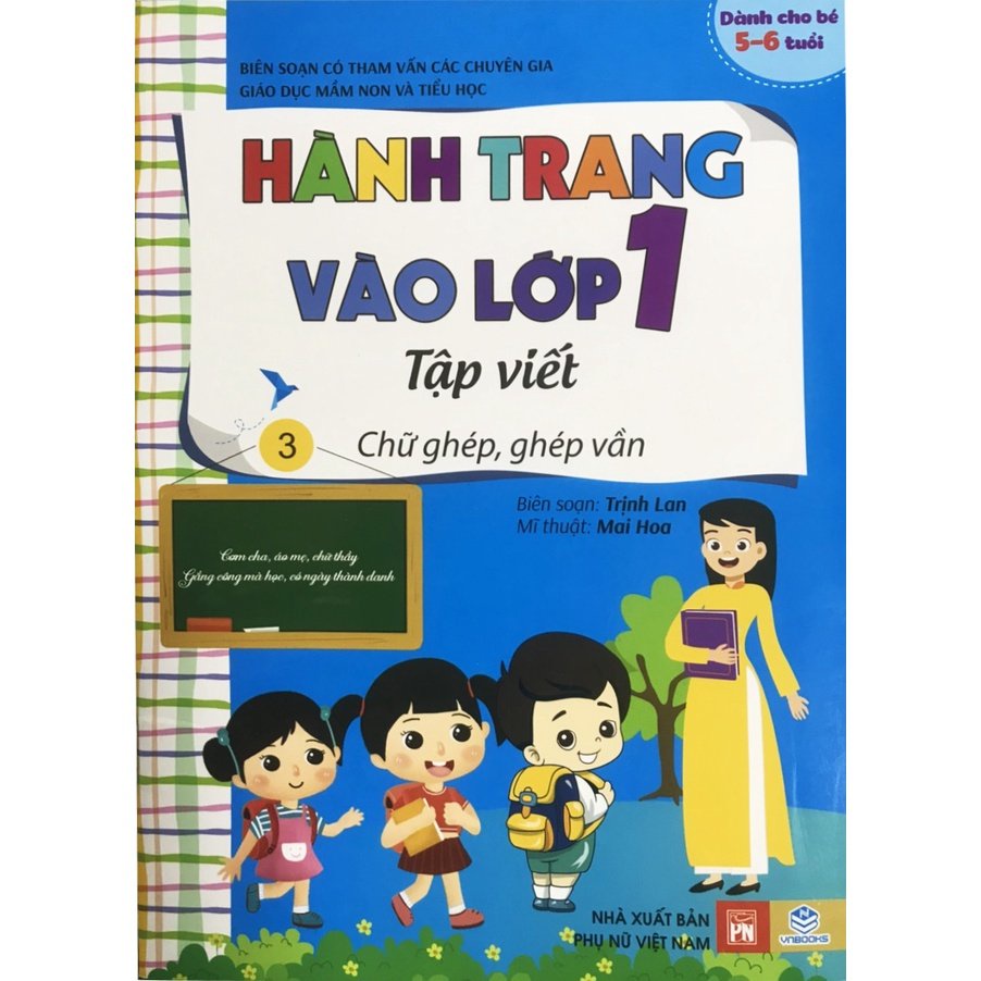 Sách Combo 4 cuốn hành trang vào lớp 1 (Dành cho bé 5 - 6 tuổi) - ndbooks