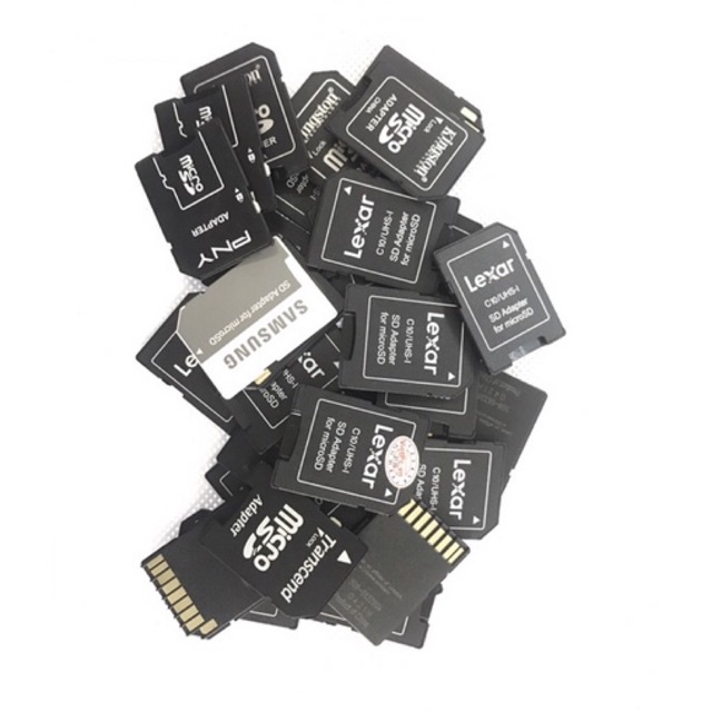 Adapter chuyển đổi thẻ nhớ Micro SD sang thẻ SD (có thể gọi là áo thẻ)