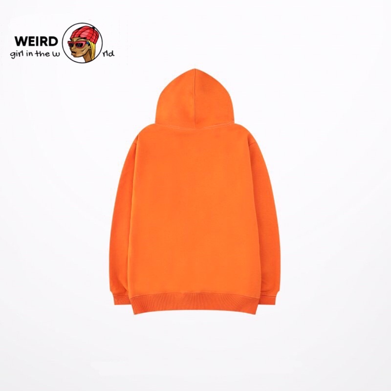 Áo sweater cô gái cầm điếu thuốc unisex nam nữ, form rộng nỉ bông lót lông streetstyle phong cách màu cam, áo nỉ dày đẹp | BigBuy360 - bigbuy360.vn