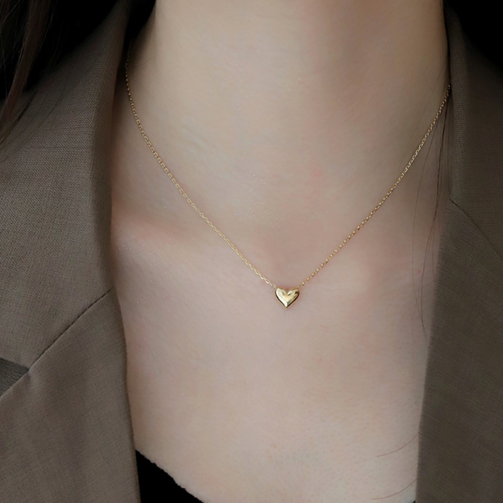 Vòng cổ Mặt Trái Tim Đơn Giản Thời Trang Hàn Quốc
