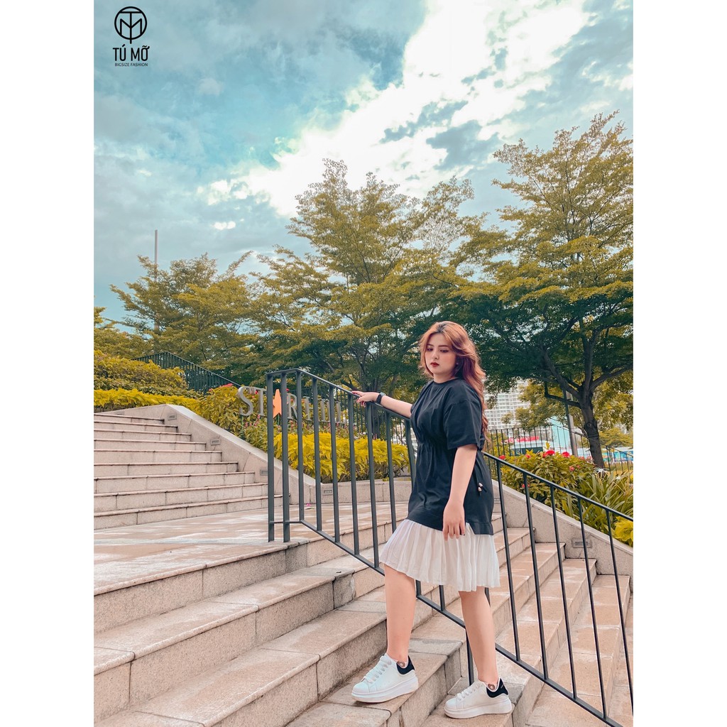 Đầm bigsize đuôi cá DA0044 Tú Mỡ- Đủ size từ 50-85KG | BigBuy360 - bigbuy360.vn