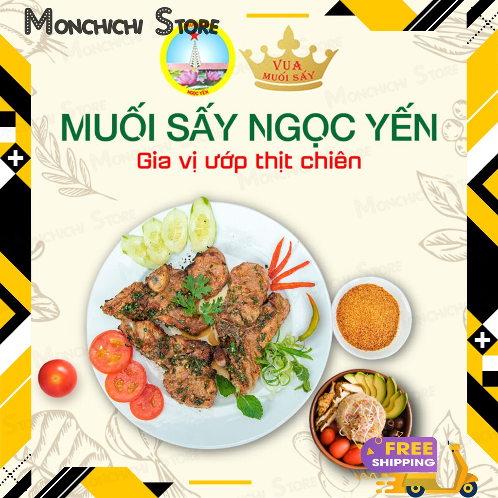 MUỐI SẤY NGỌC YẾN 250g 4 GÓI THƠM NGON