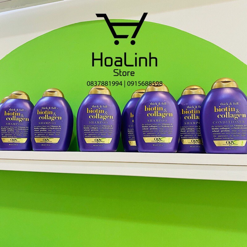 Gội xả biotin tím sp thu 8%