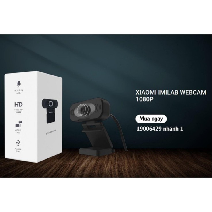 [Mã SKAMPUSHA9 giảm 8% đơn 250K] Webcam máy tính Xiaomi Imilab model CMSXJ22A