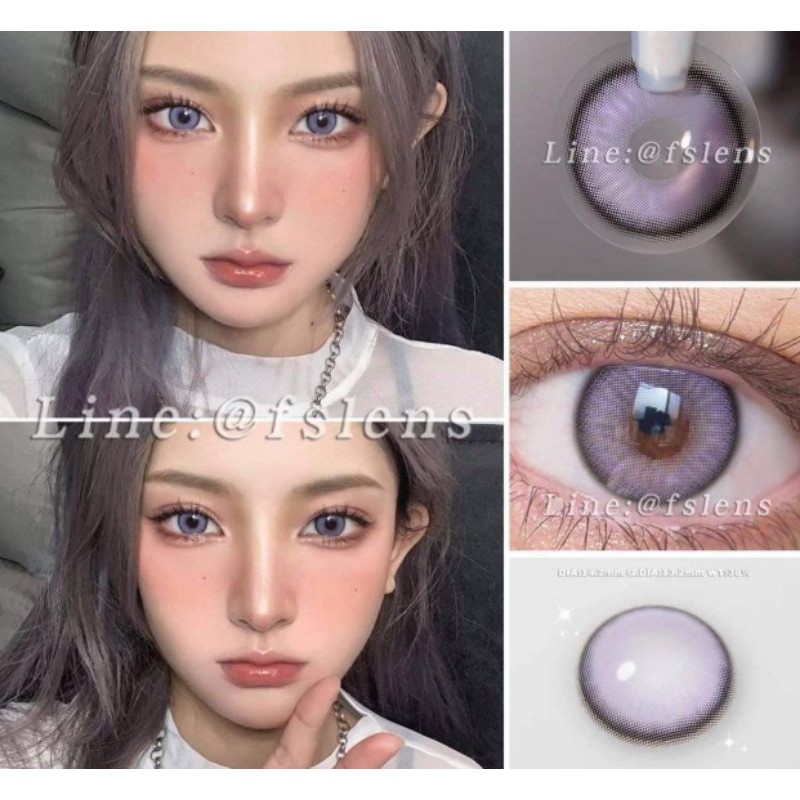 Mẫu Lens Violet  - Kính áp trong màu tím  ( 0 độ )