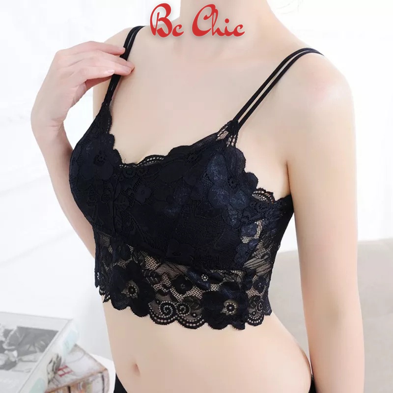 Áo bra ren 2 dây siêu xinh free size 618 BC_CHIC LINGERIE