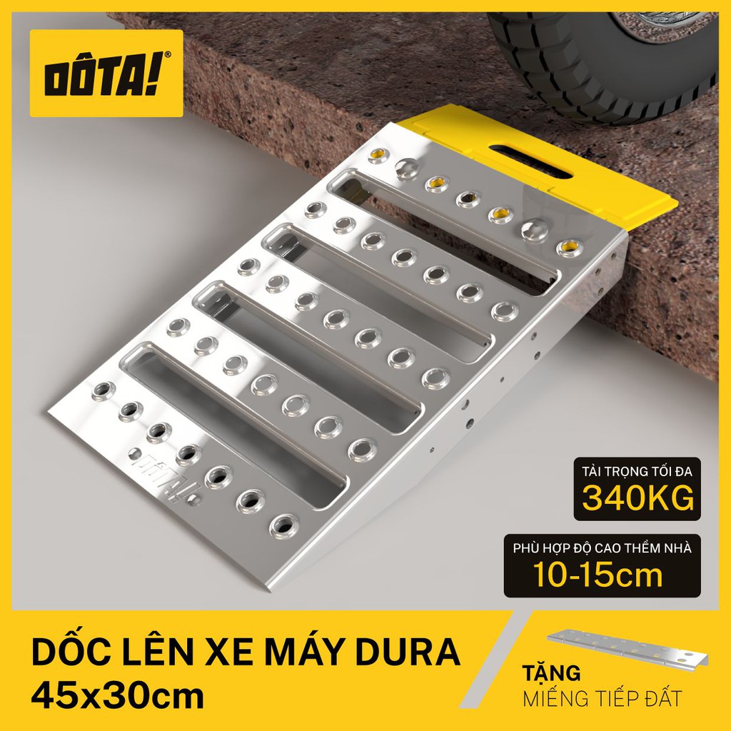 Dốc Lên Xe Máy (Cầu Dắt Xe Máy) DÔTA DURA 45x30CM