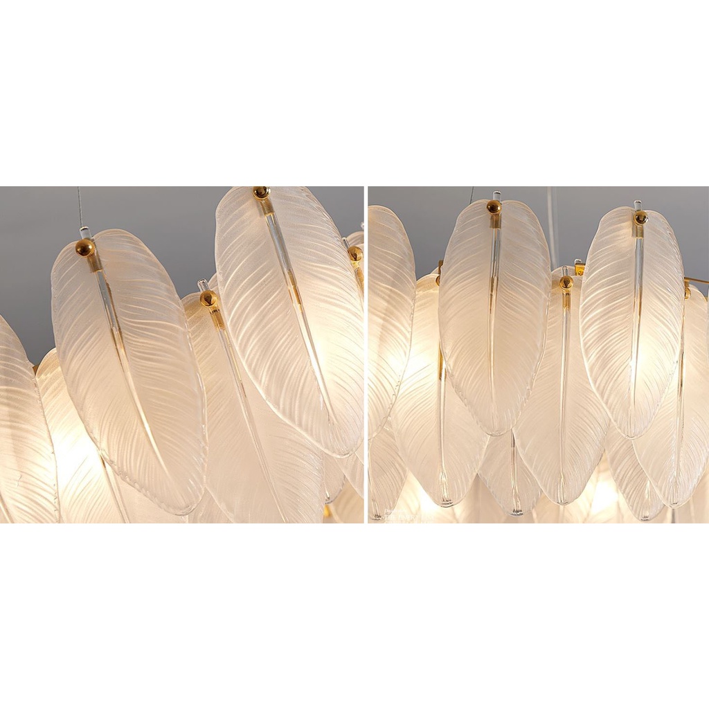 Đèn chùm MONSKY OFIGA pha lê D750mm phong cách châu Âu hiện đại, sang trọng - Tặng kèm LED.