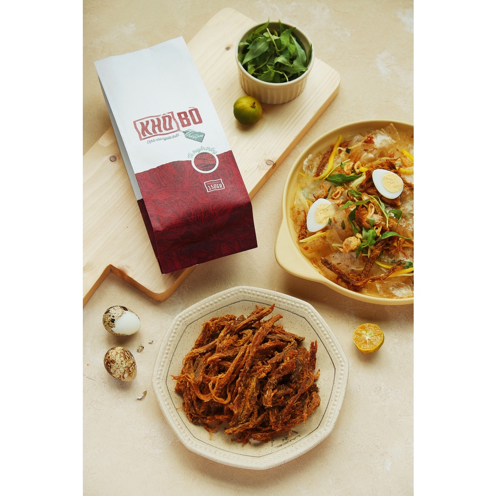 [KHÔ THIỆT - COMBO 2 TÚI 150GR] 2 TÚI KHÔ BÒ Homemade Sợi/Miếng 150gr loại bất kỳ | BigBuy360 - bigbuy360.vn