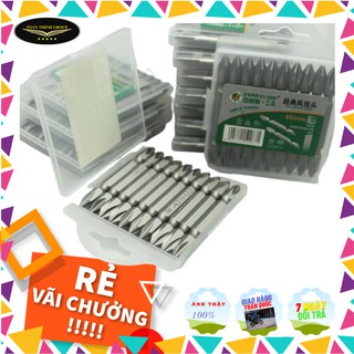 [Combo Lốc 10 Mũi] Đầu Bắn Vít 2 Đầu 4 Cạnh (Bake) Hiệu BERRYLION Kích Cỡ 65mm - 100mm, Thép Hợp Kim Cao Cấp Siêu Bền