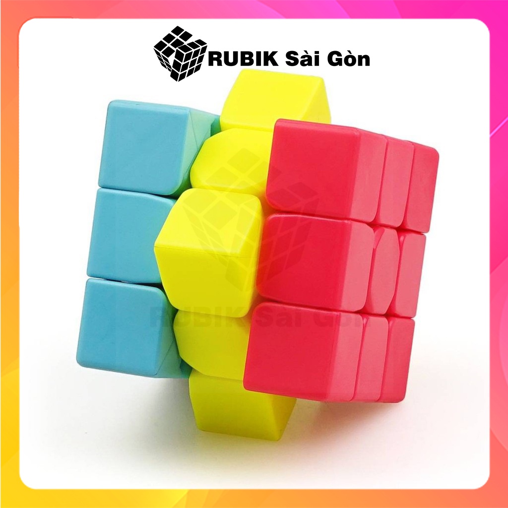 Rubik Biến Thể Fantastic Gear Sandwich 3x3 Cao Cấp Rubic Bump Man Sáng Tạo Dùng Để Dạy Học Cho Người Mới Chơi