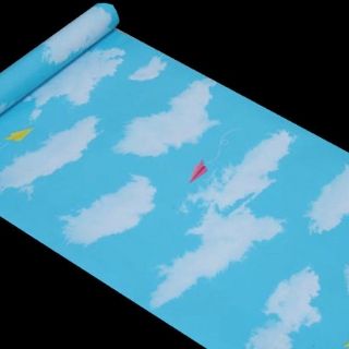 Giấy dán tường trời mây xanh