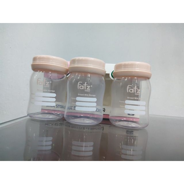 Hộp 3 bình trữ sữa Fatz Hàn Quốc 150ml cổ rộng THUYSHOP261289