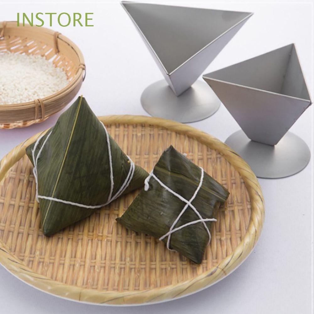 Khuôn Bằng Thép Không Gỉ 304 Làm Bánh Bao/Sushi Hình Tam Giác Chống Dính