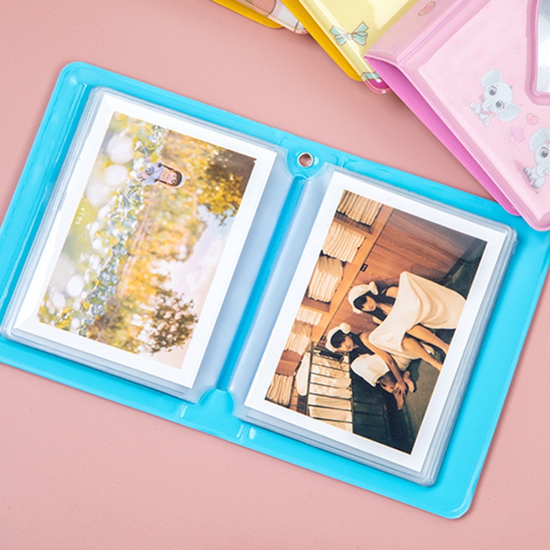 Album Đựng Ảnh 40 Ngăn 3 Inch Hình Trái Tim Hoạt Hình