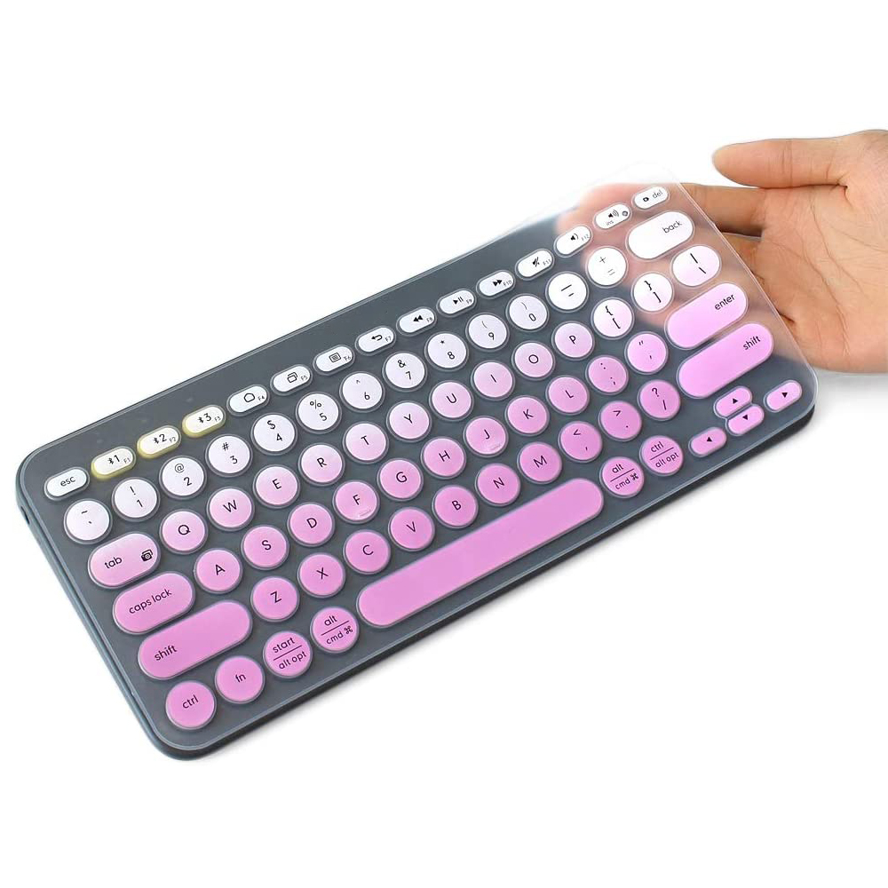 Miếng bọc bảo vệ bàn phím Bluetooth bằng silicon mềm cho Logitech K380