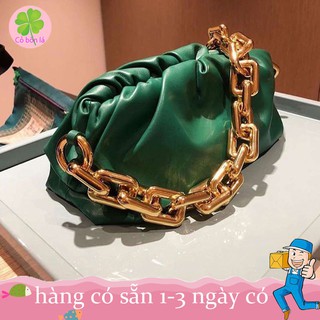 (Hàng có sẵn) ví cầm tay túi đeo vai dây vàng kim hàng chuẩn dành cho chị em