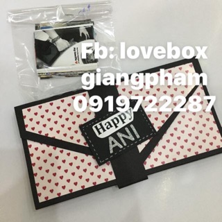 Thiệp ảnh handmade gập 4