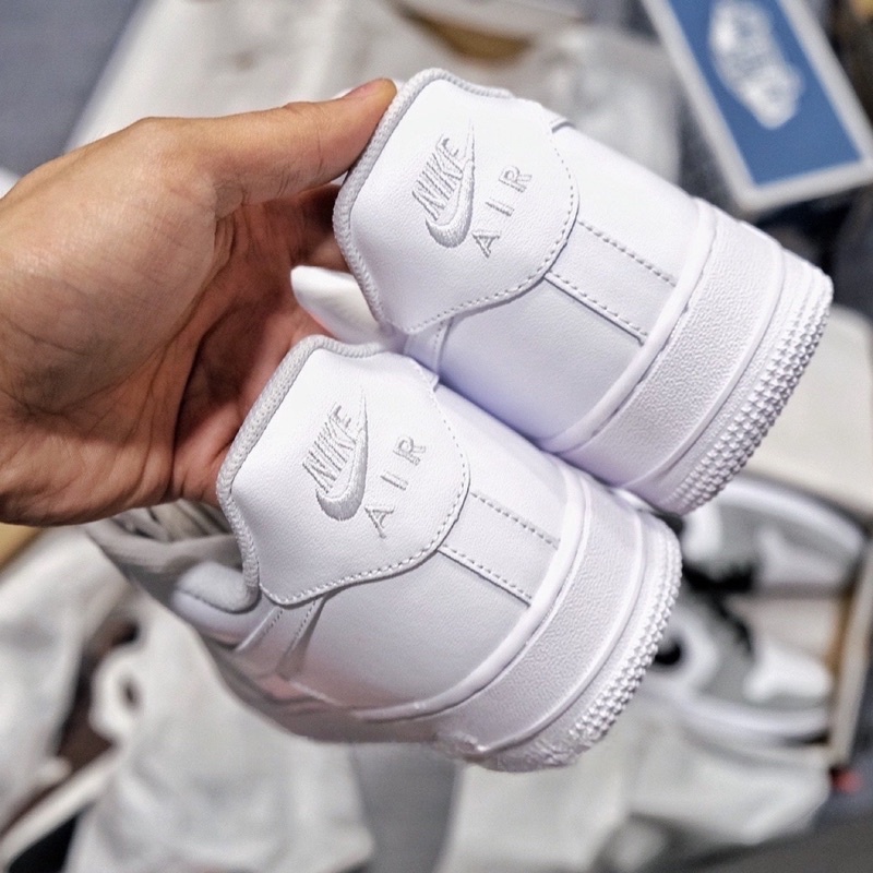 Giày sneaker nam nữ Air Force 1, Sneaker AF1 trắng chuẩn SC Trung, dễ phối đồ, tặng box bảo vệ