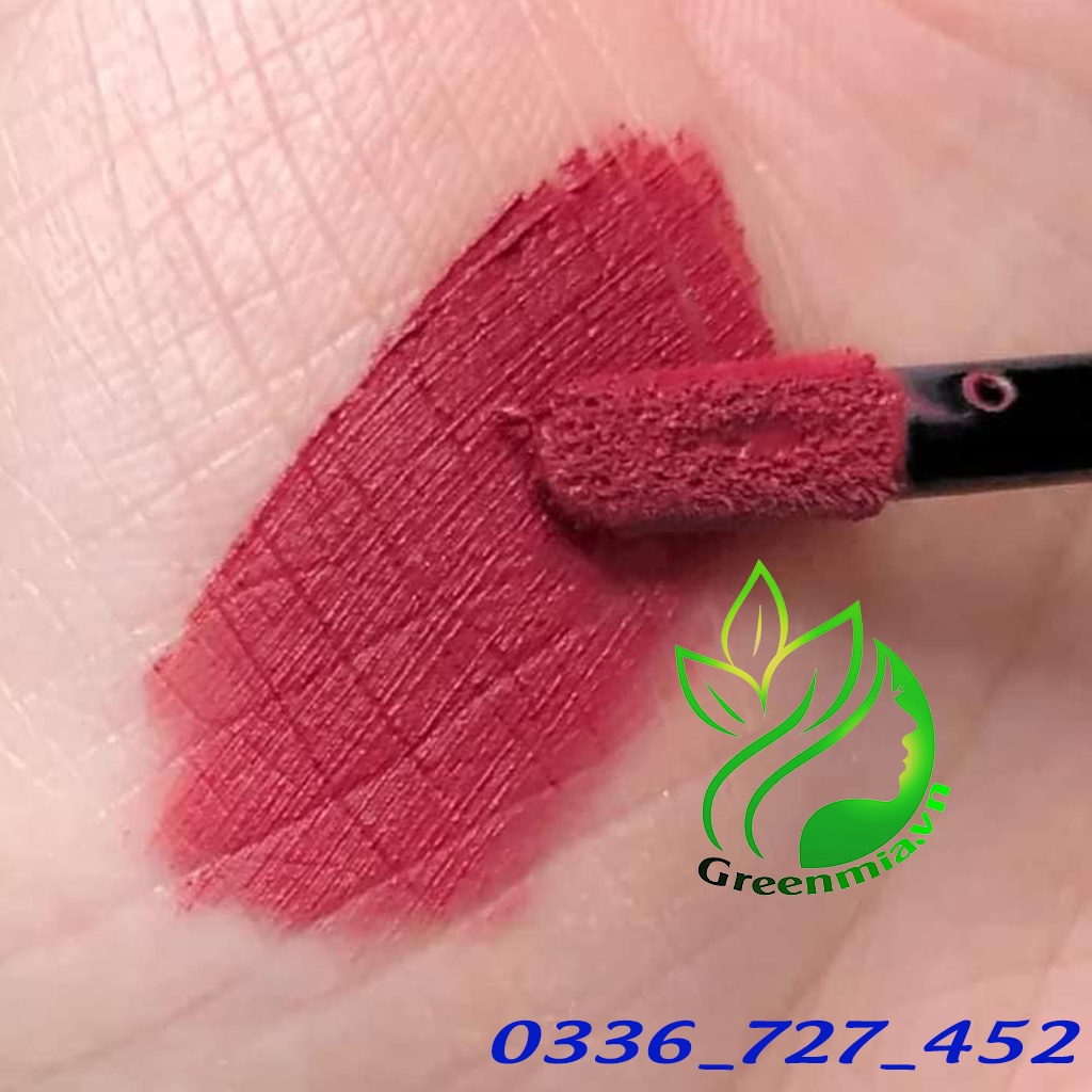 Son Kem Lì 3CE Blurring Liquid Lip Bearberry Hồng Nâu Mận Tôn Da