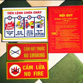 Bộ Nội Quy và Tiêu lệnh PCCC
