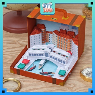 Mô hình giấy Vali kiến trúc Venice
