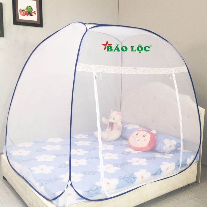 Mùng chụp tự bung đỉnh rộng 1m8 x 2m BẢO LỘC