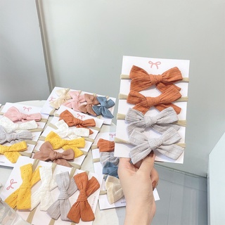 Set 4 Kẹp Tóc Hình Nơ Xinh Xắn Cho Bé Gái