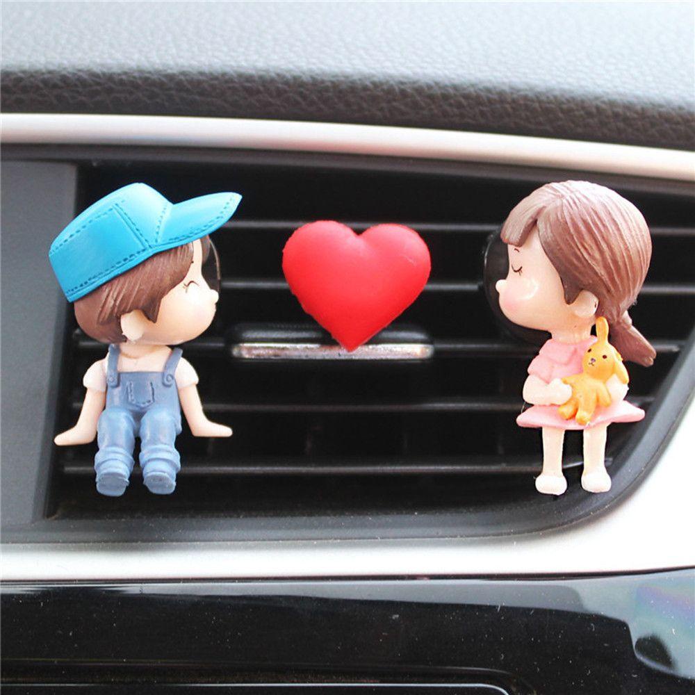 Nước Hoa Gắn Máy Điều Hòa Xe Hơi Họa Tiết Hoạt Hình Dành Cho Cặp Đôi