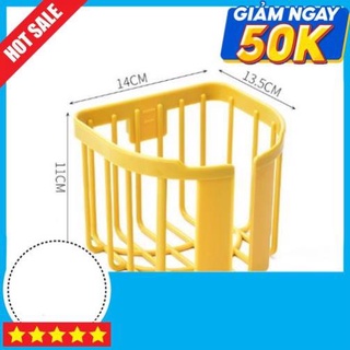 Giỏ Đựng Giấy Vệ Sinh - Giỏ Treo Tường Đựng Khăn Giấy Phòng Tắm Phòng Bếp