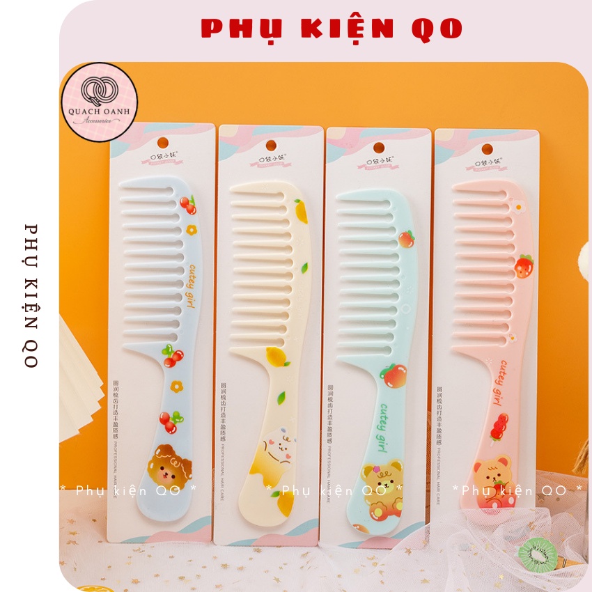 Lược chải đầu hoạ tiết siêu đáng yêu - L07